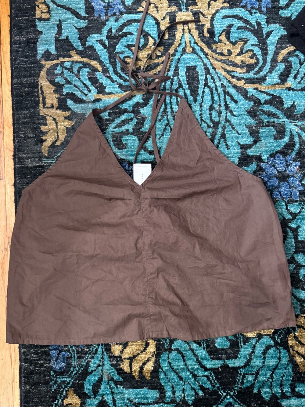 Modern Citizen 100% organic cotton Brown Halter Camisole & Pant